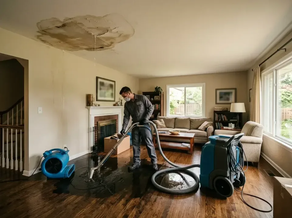 attic-pipe-burst-ceiling-drip-008 — frequently asked questions, Water Damage Restoration & Carpet Care in Anna, IL